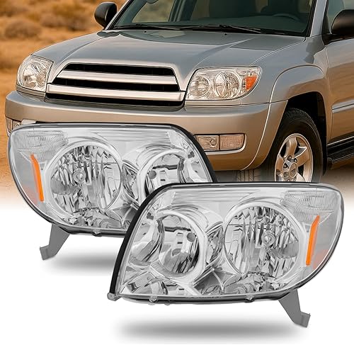 Miniatura 7 de AKKON - Para Toyota 4Runner Sport SUV OE repuesto faros ahumados conductorpasajero faros delanteros par nuevo