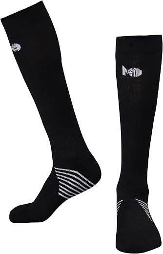Mint &amp; Oak Bamboo Compression Socks For Men &amp; Women, Sports Socks - Odour Free &amp; Superior Grip, Running, Hiking, Cycling, ...