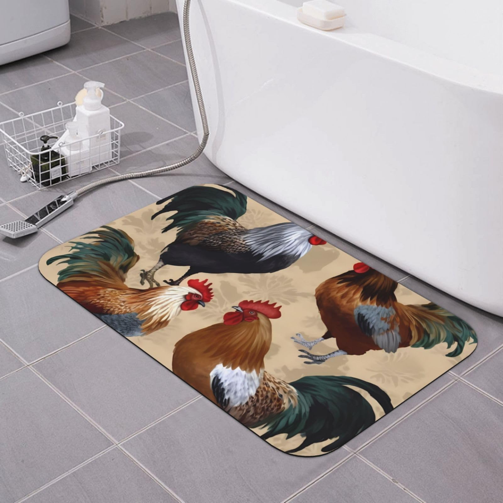 Tapis de bain diatomée antidérapant pour éviter les glissades et les sols mouillés