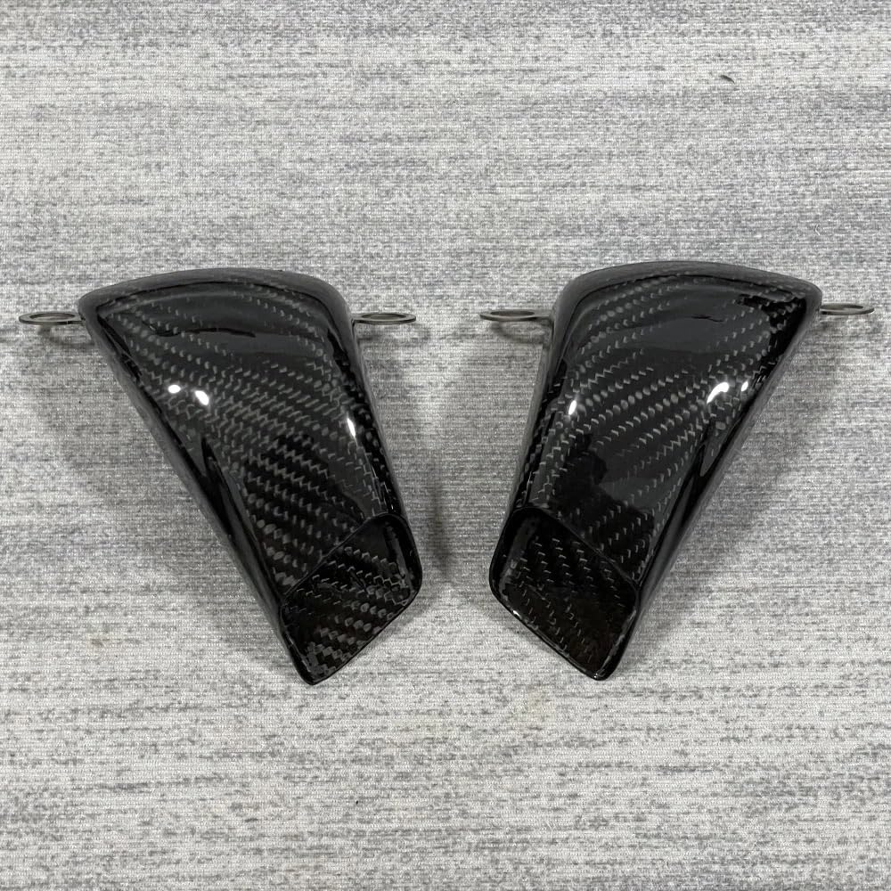 pokrywa chłodnicy motocyklowej Fit For Speed ​​twin 1200 / RS 2021-2025 zmodyfikowany przedni zacisk hamulca motocykla chłodnica nakładka z włókna węglowego(Bright black2021-2025)
