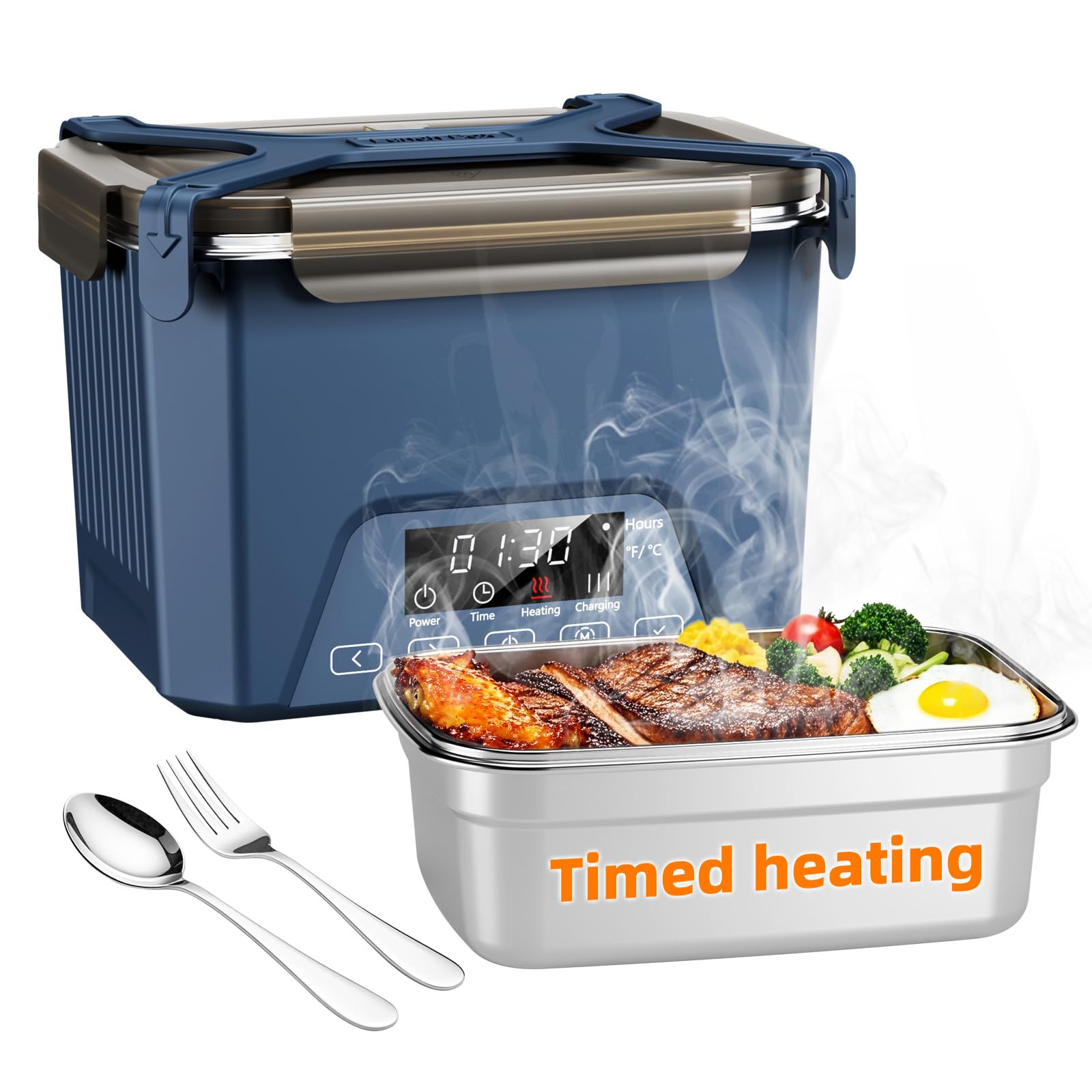 Photo 1 of GALOKEO Cordless Electric Lunch Box - 1.2L, 20000mAh Battery