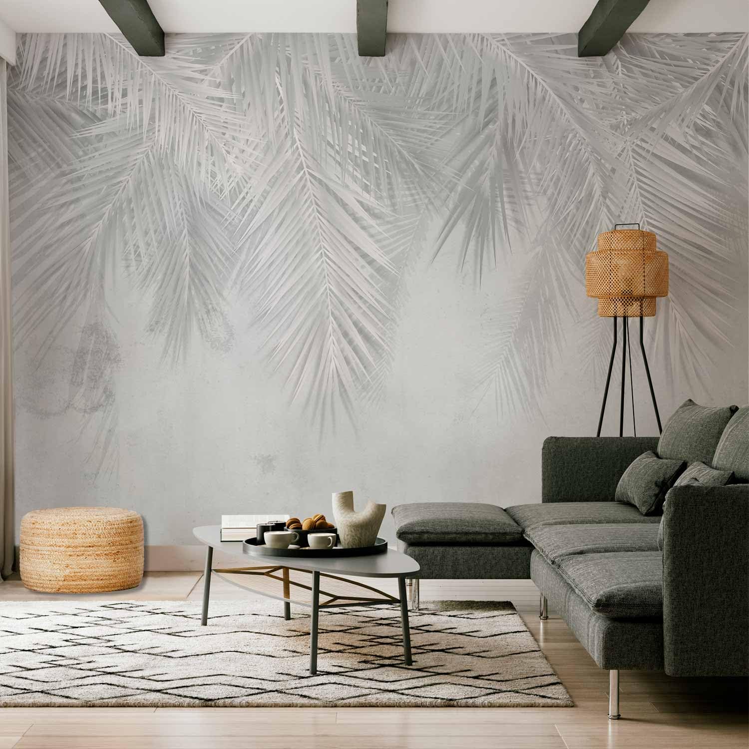 murando Fotomurales Hojas Tropicales 350x256 cm XXL Papel pintado