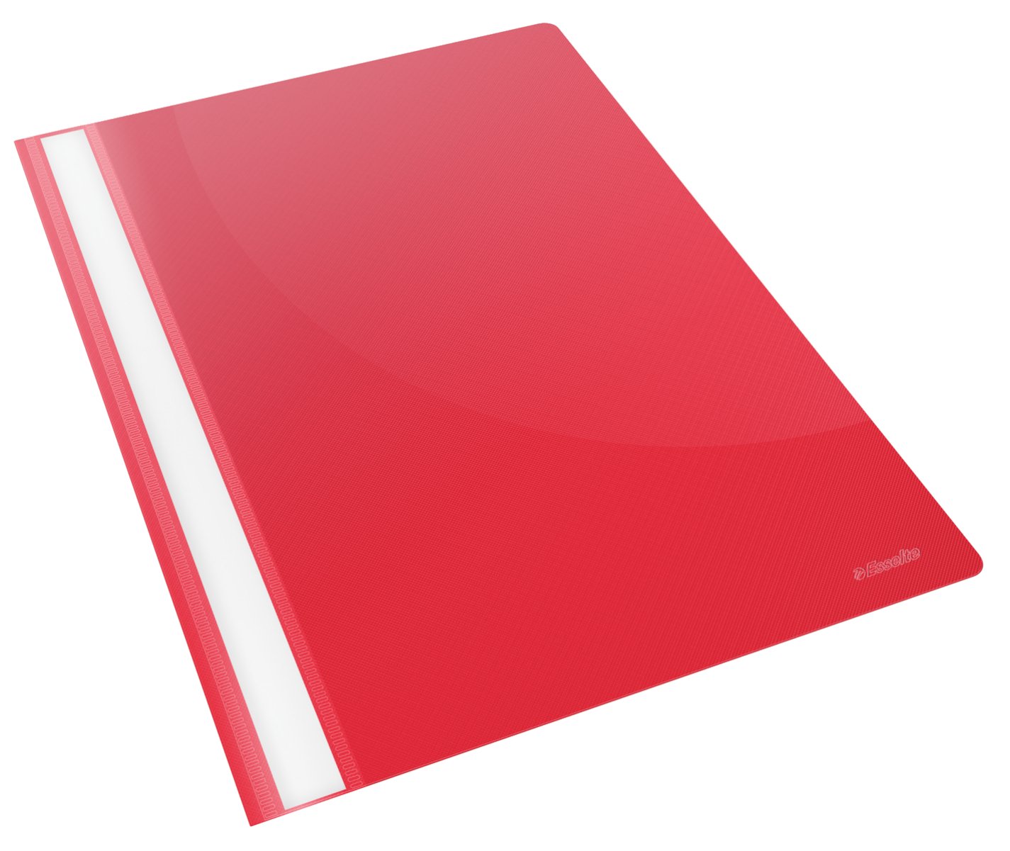Esselte VIVIDA Report Flat File A4 Red Plastic With Clear Front Box 25