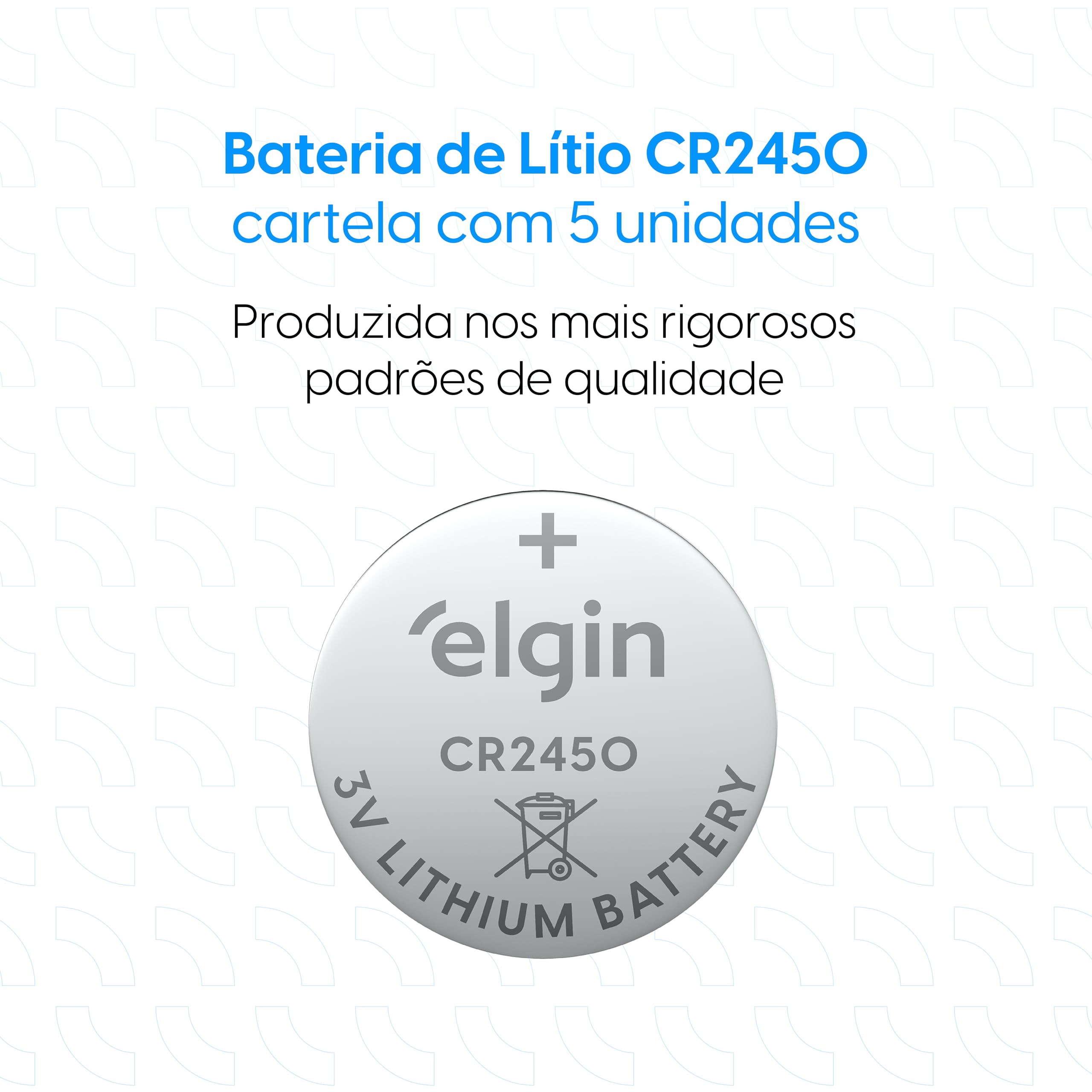 Elgin CR2430 Lot de 5 Piles au Lithium 3 V