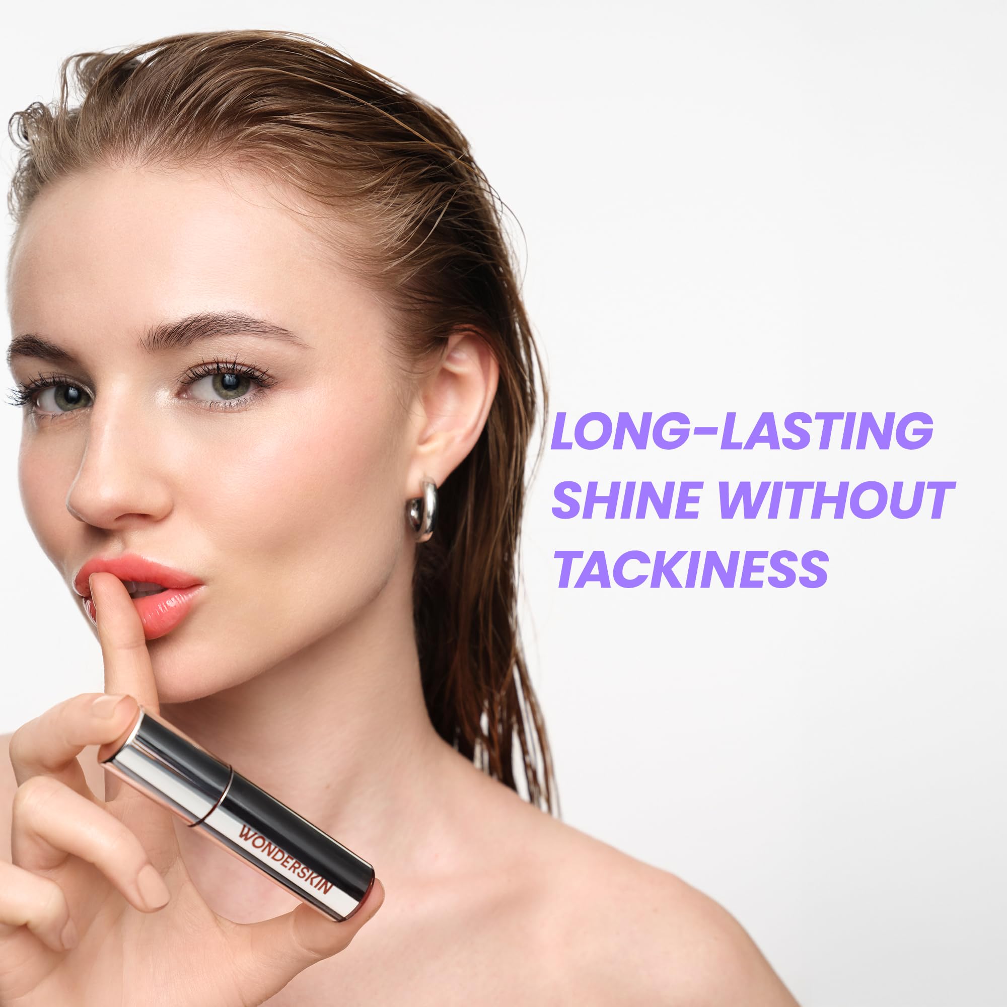 Wonderskin Lip Oil Rehab Serum, Tinted Lip Oil for Women Hydrating, Moisturizing - Image 2