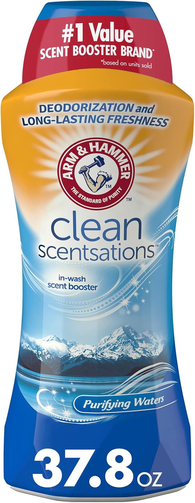 Arm &amp; Hammer in-Wash Scent Booster, Purifying Waters, 37.8 oz