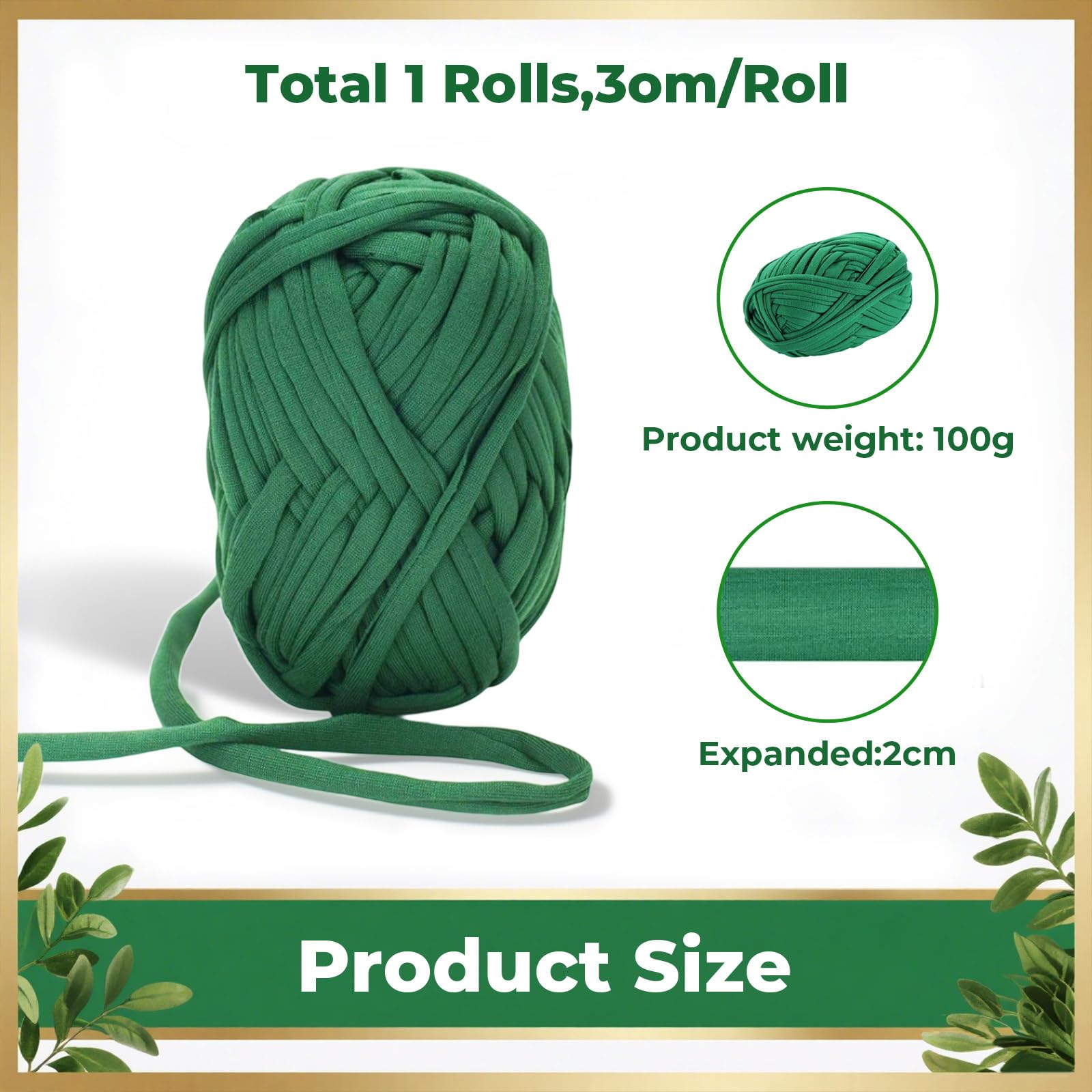 Cordel De Jardín Verde Oscuro 30m, Brida para Plantas Ajustable, Cuerda Resistente Y Hilo De Jardín Multiusos para Atar Plantas, Soporte De Trepadoras Y Manualidades