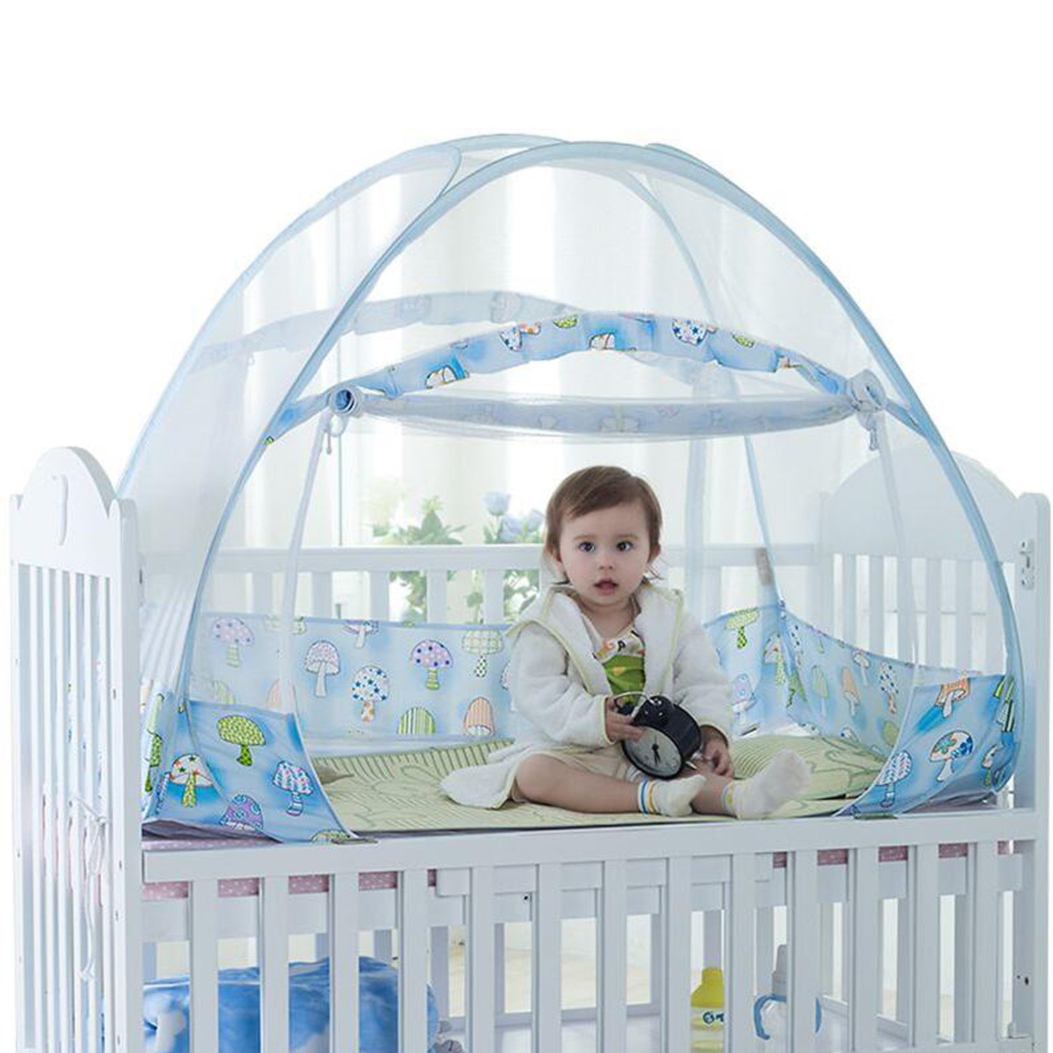 Buy Comtelek New Bed Canopy Pop Up Canopy Bed Crib Tent for Babies