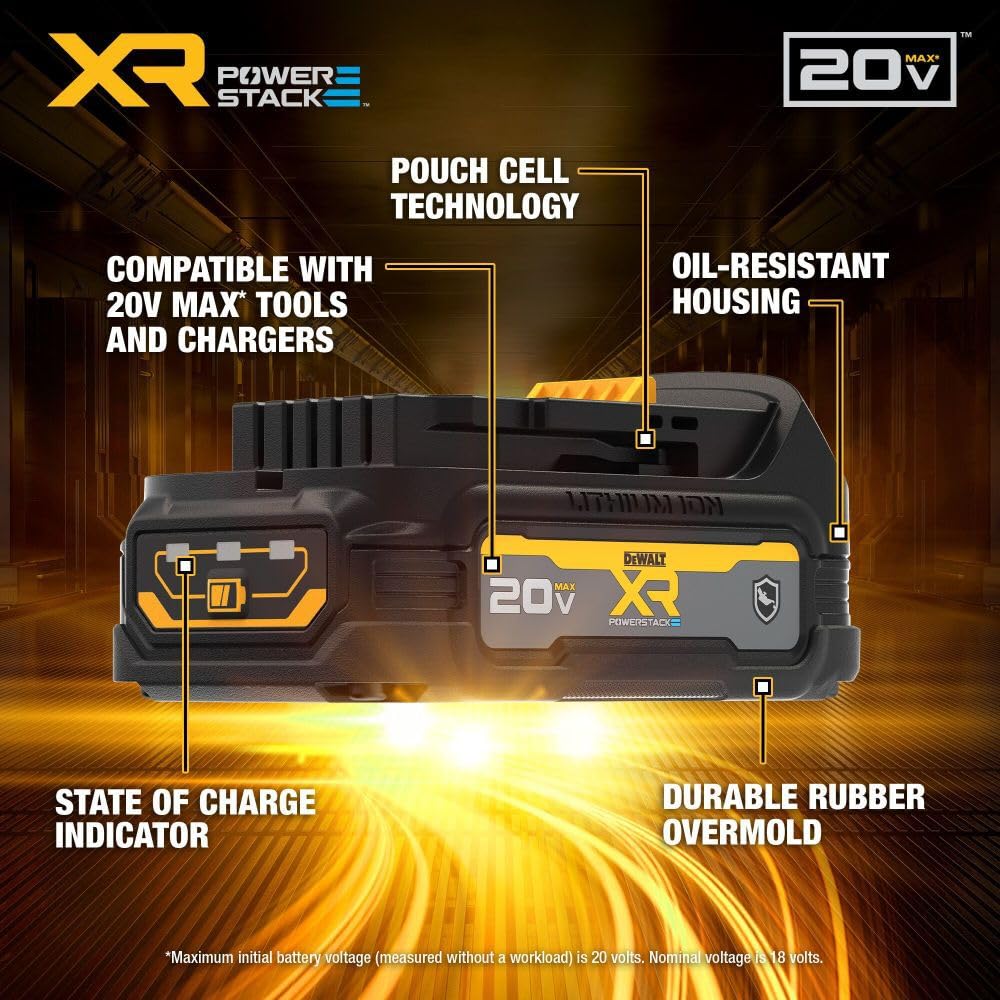 DEWALT 20V Max Powerstack Gfn Compact Battery (DCBP034G)