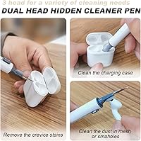 Vista 331 de Funda para AirPods Pro con kit de limpieza, funda de silicona suave para Apple AirPod Pro de 1ª/2ª generación, accesorios de funda AirPods Pro/Pro 2