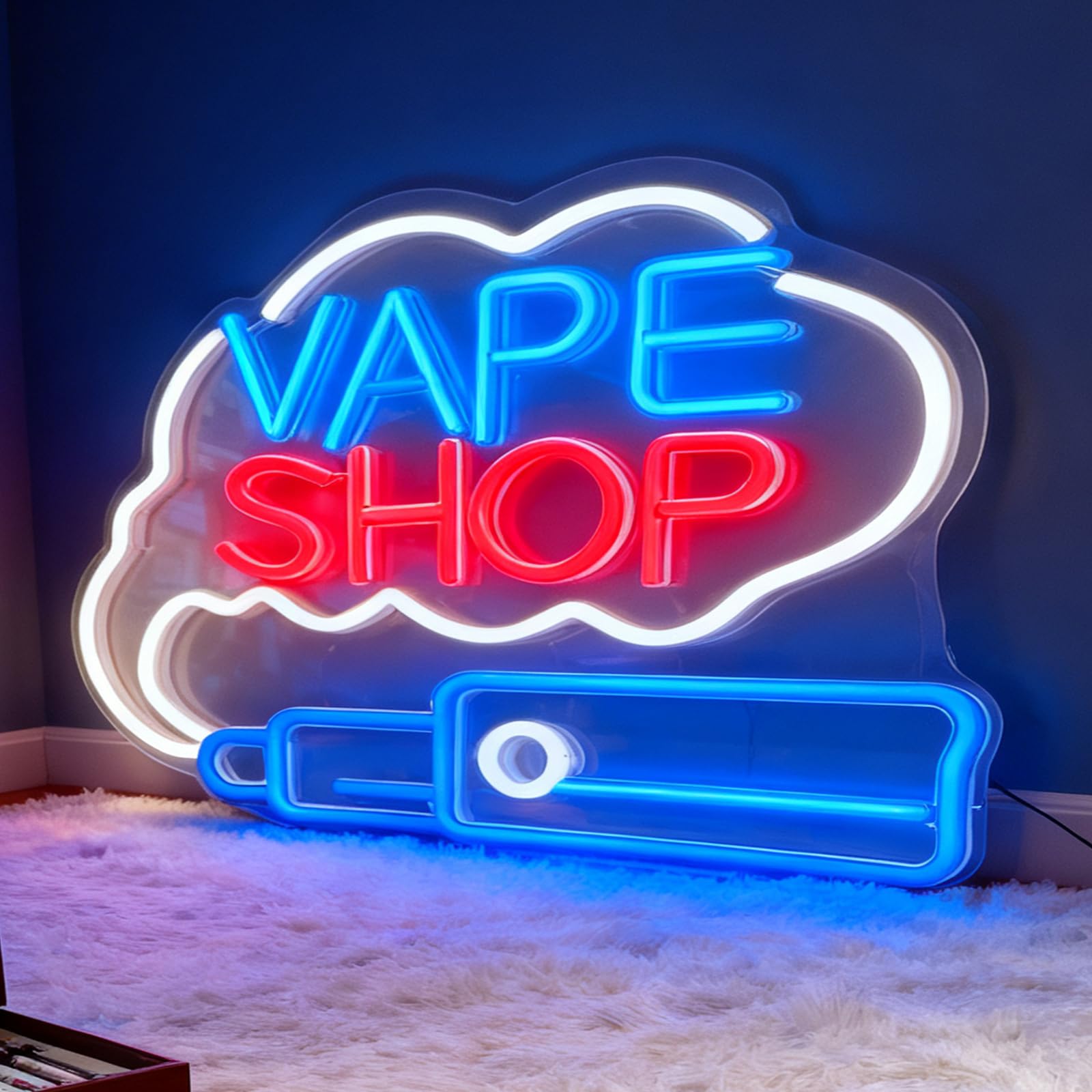 Neonawall Neon Light Sign Decor for Business (Vape shop)
