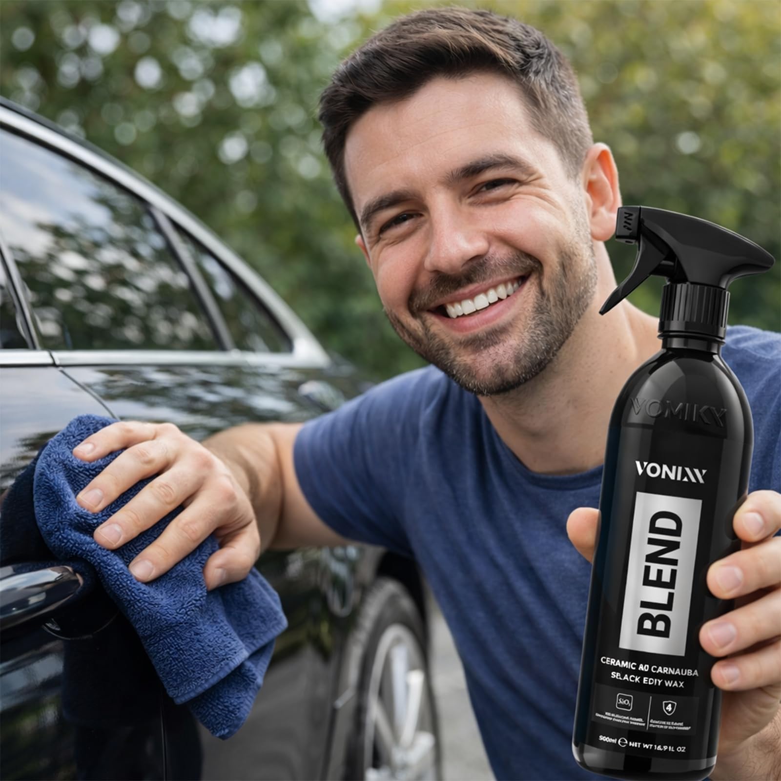 Amazon.com: Vonixx Blend Ceramic & Carnauba Spray Wax - Black