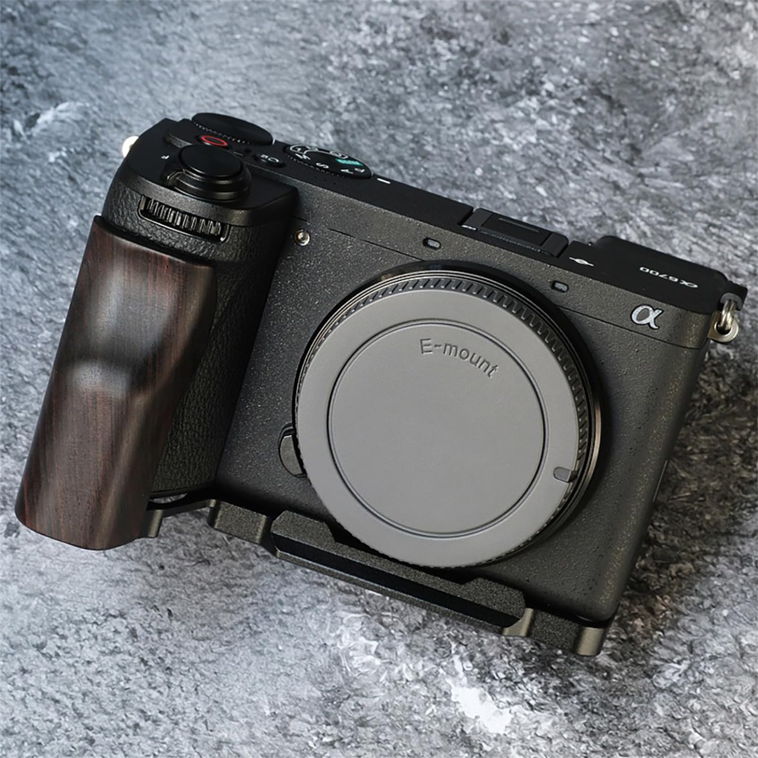 Amazon | sony 用 A6700 用 sony A6700 専用 カメラウッドグリップ