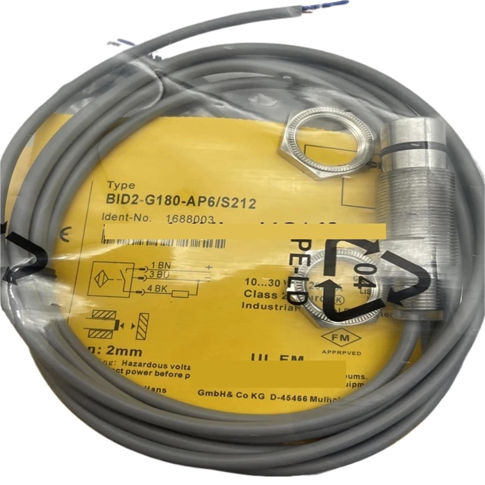 Sensor BID2-G180-AP6/S220 de alta precision para control de procesos fluidos