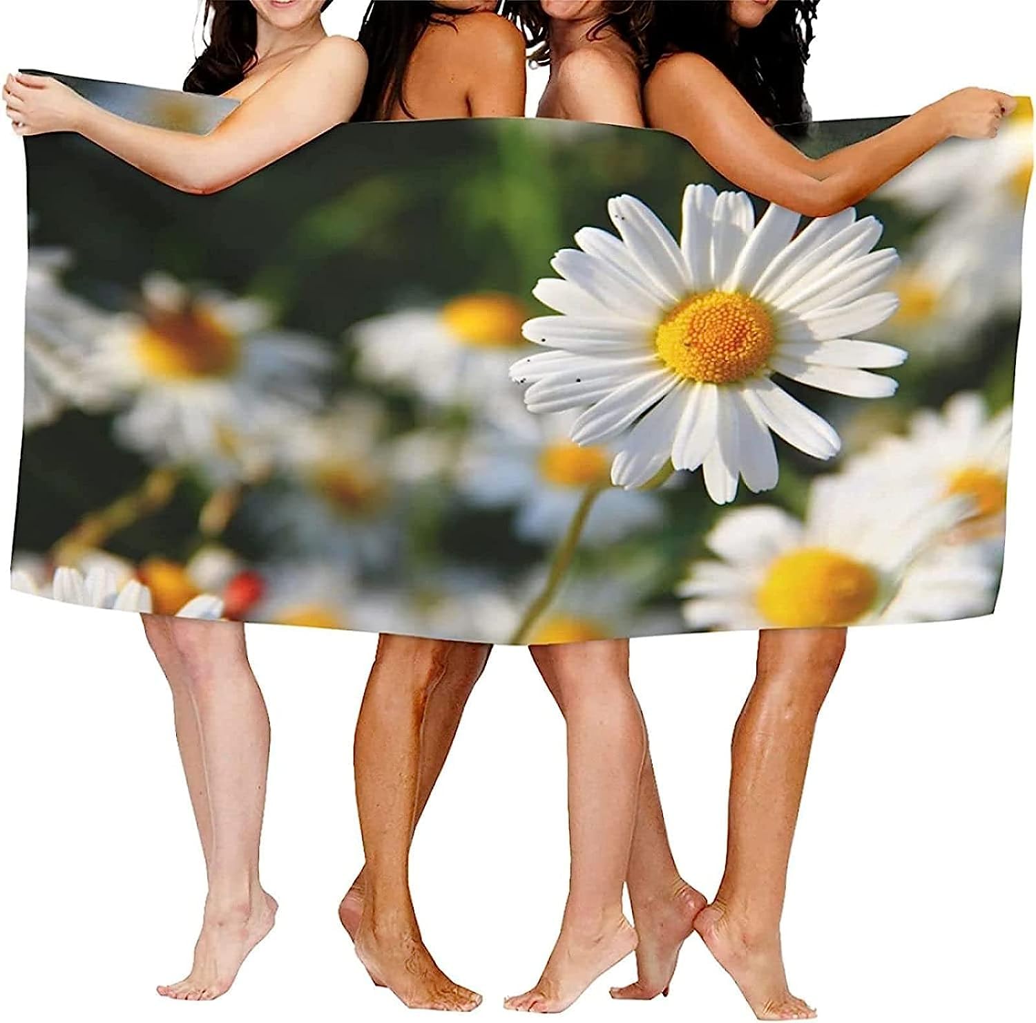 Strandtuch XXL 200 X 200 cm 3D Weiße Blütenpflanze Mikrofaser Schnelltrocknend Badetuch Strandhandtuch Sauna Badehandtuch Yoga Handtuch Strandtücher Strandlaken Für Kinder Und Erwachsene -6N5A