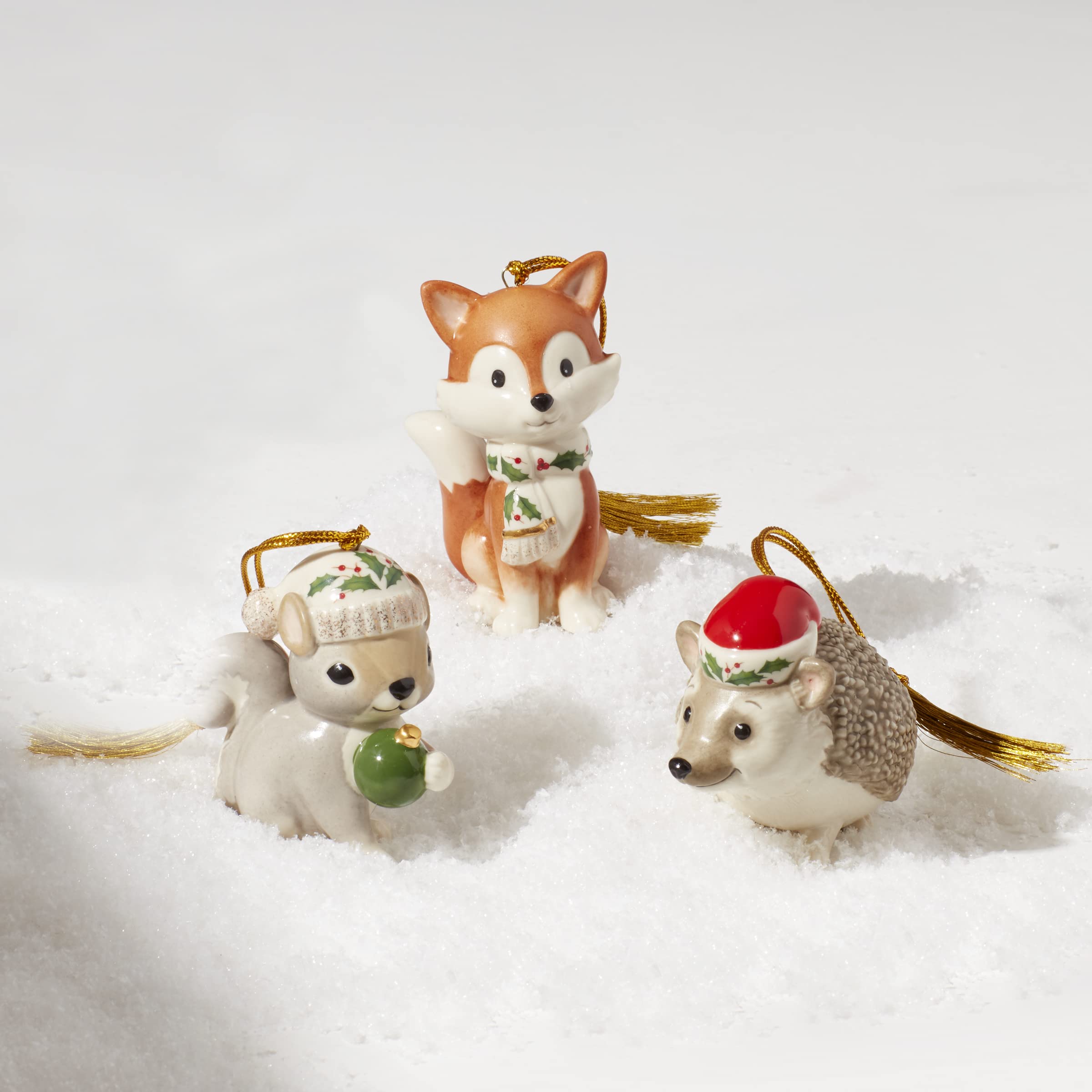 Amazon.com: Lenox Woodland Friends Ornament, S/3, 0.71, Multi, 3