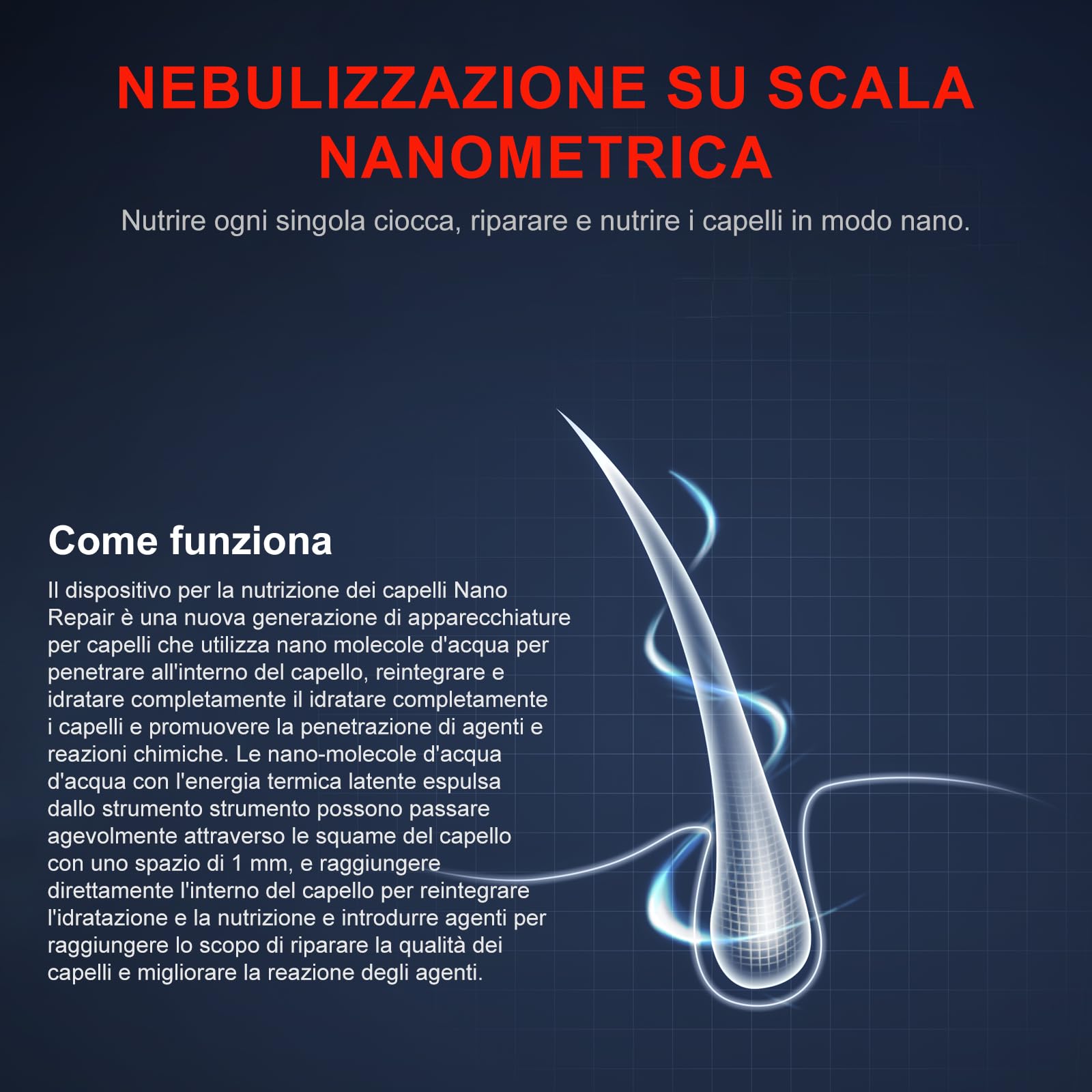 Elitzia ET19400 - Vaporizzatore per capelli per condizionamento profondo, disintossicante per cuoio capelluto, per lavaggio dei capelli, sedia reclinabile, accessorio professionale per la cura dei