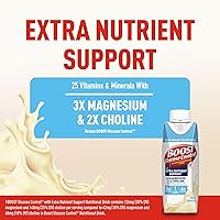 Vista 3 de BOOST Bebidas Nutricionales de Control de Glucosa Listas para Beber con Apoyo Nutricional Extra, Vainilla Muy Suave, Cartón, 8 Fl Oz, Paquete de 24