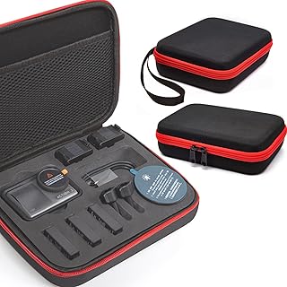 Honbobo Carrying Case for DJI Action 4/3 Storage Bag Action Camera for DJI OSMO Action 4/3 Case Black Storage Box