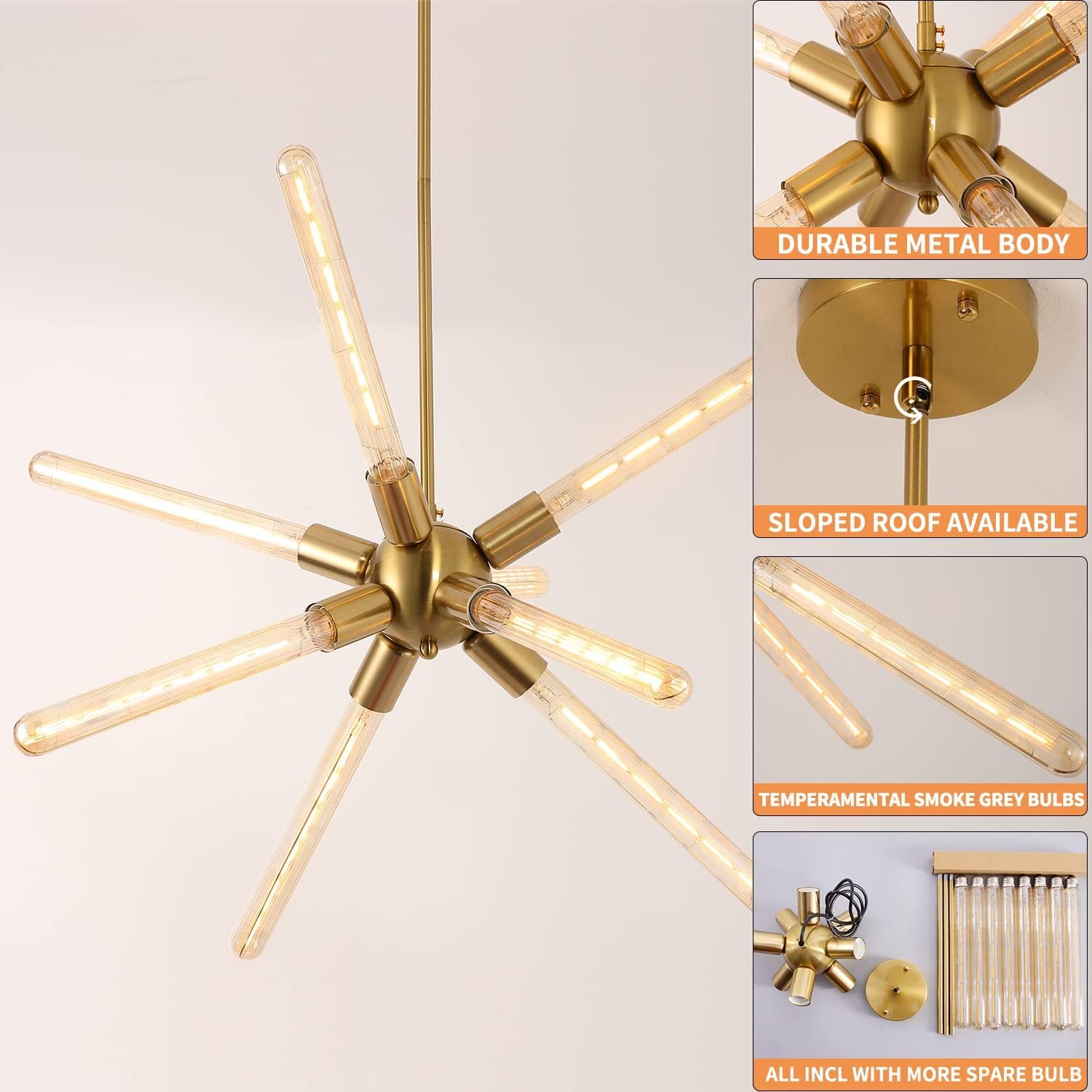 Nowoczesna lampa wisząca Sparks Ball, lampa sufitowa LED Nordic Ring Lampa wisząca ze stali nierdzewnej Chromowane wykończenie Oprawa oświetleniowa do pomieszczeń domowych i biznesowych Ciepłe