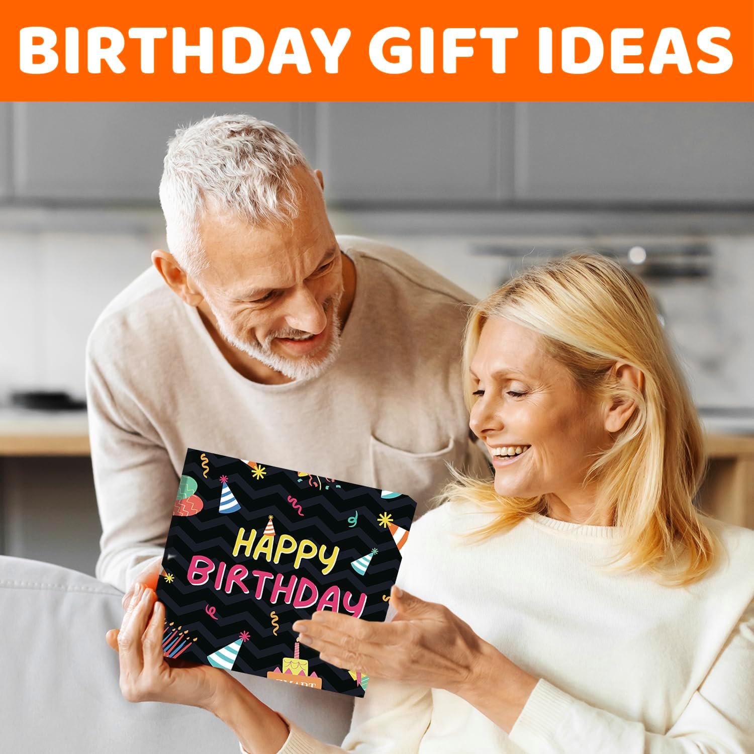 Zmart Birthday Gifts for Men - Women Bday Socks for 41 45 50 Year Old Him, 50th Bday Gift - Image 2