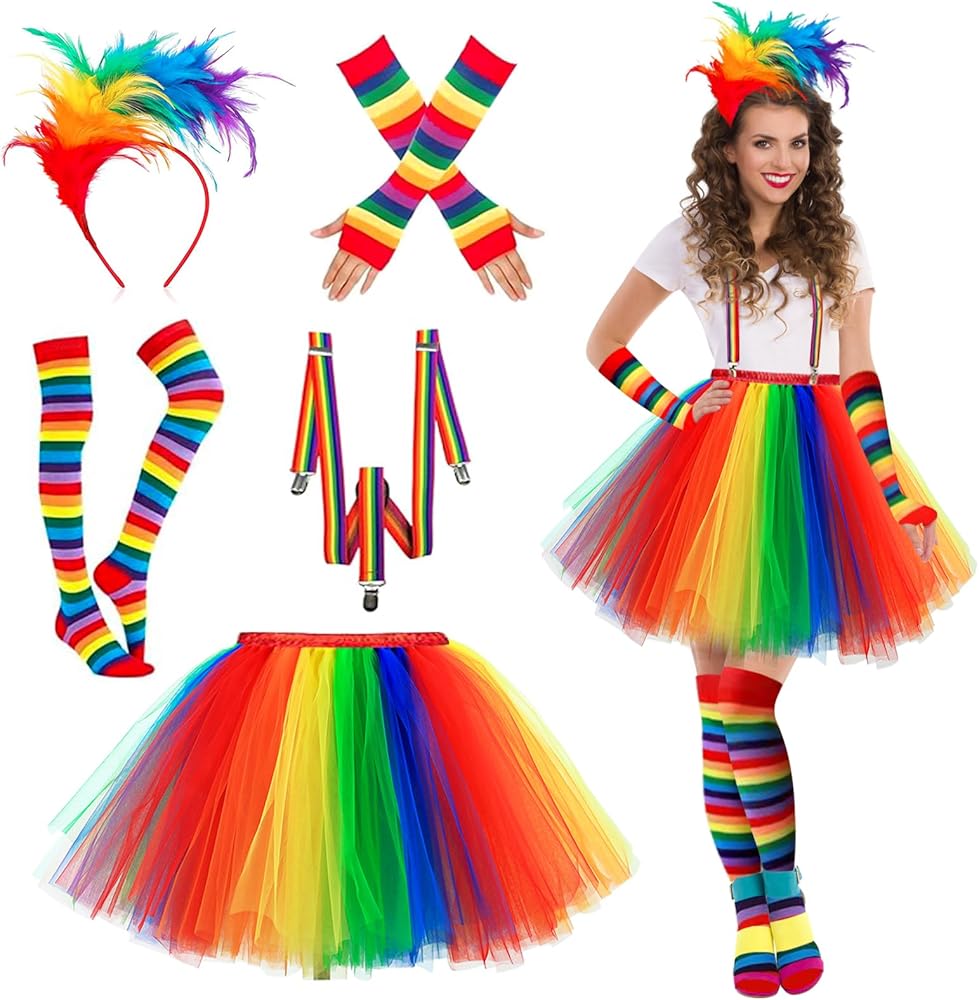 Caramella Costume Arcobaleno Bambina Clearance Costume Vestito