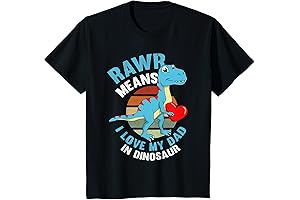 I Love Dad Toddler Shirt Rawr Dinosaur T-Shirt