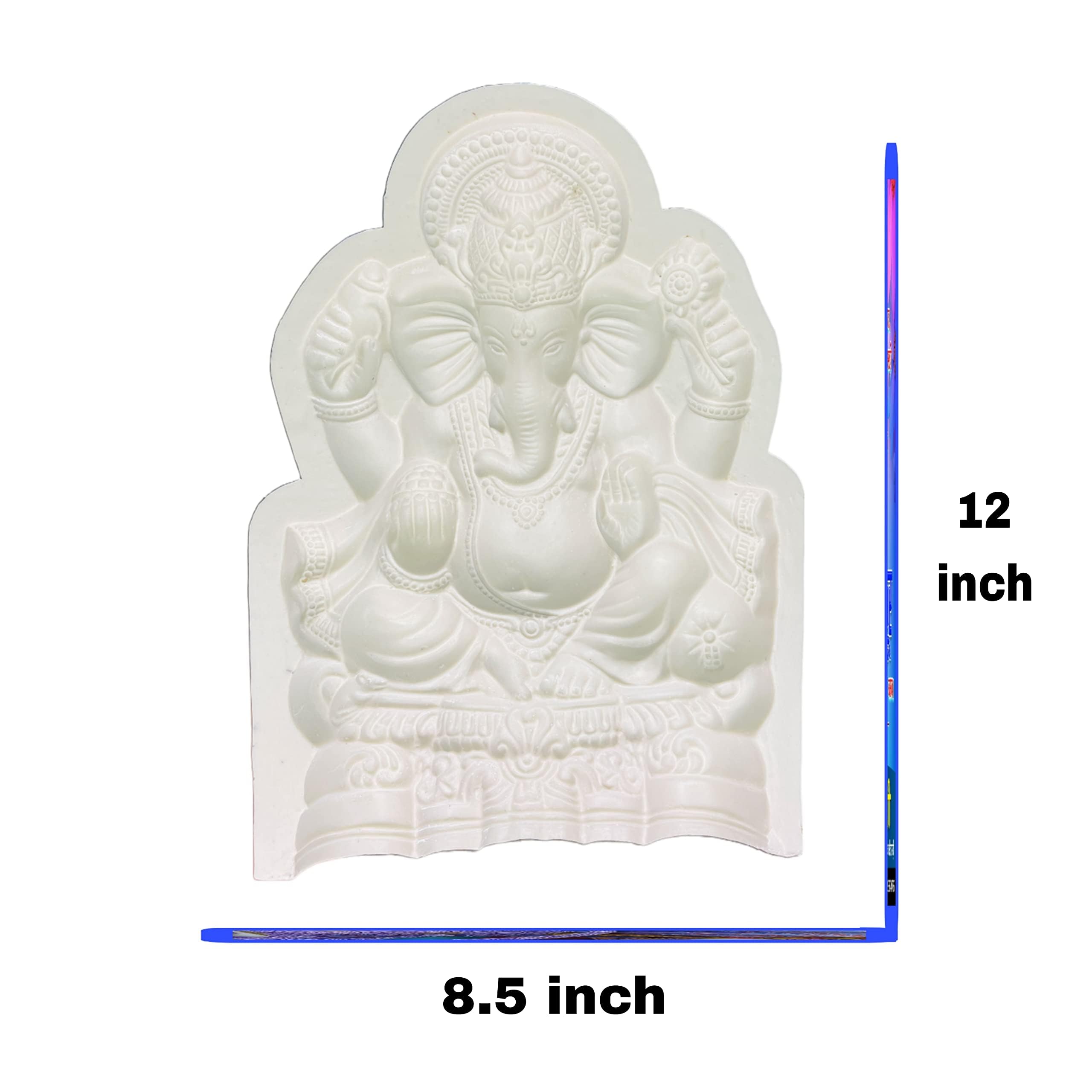 Art sculpture 12 inch Ganesha Idol Making Mold/Mould - Image 5 thumbnail