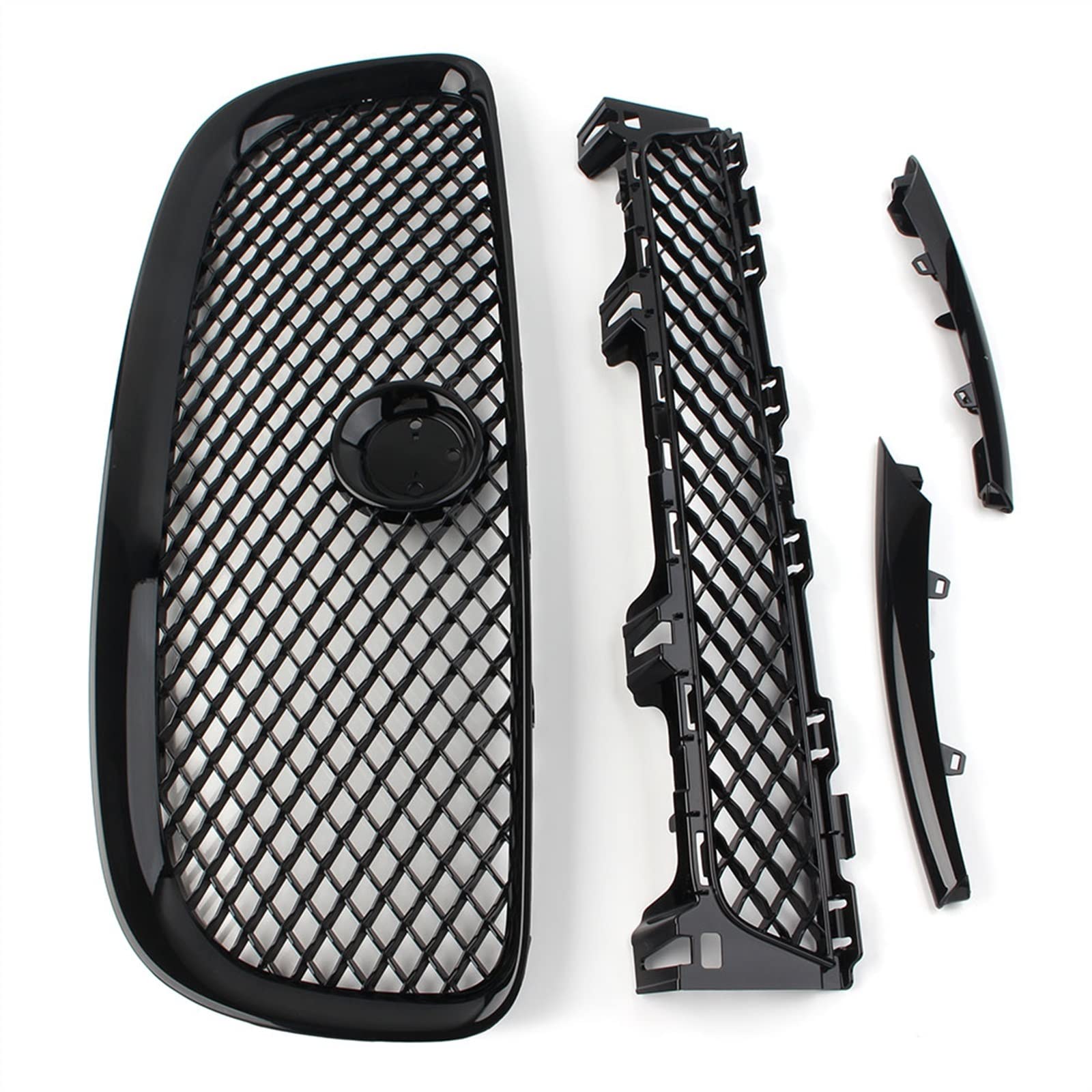 ブラック金属製グリルガード Amazon.co.jp: 4 個グロスブラックアクセサリージャガー XJ 2010