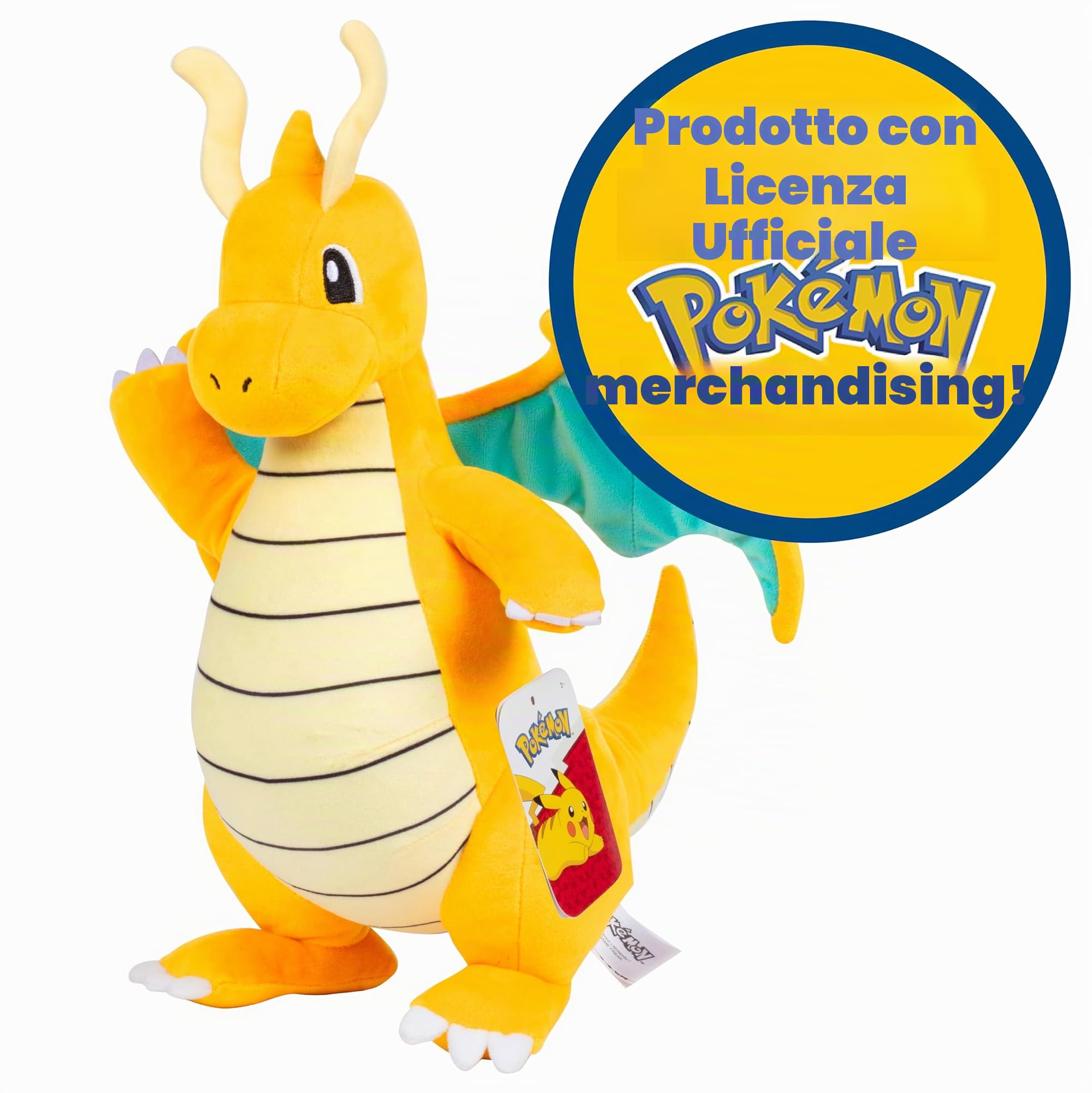 Pokémon PKW1437-30 cm Peluche Dragoran, peluche ufficiale