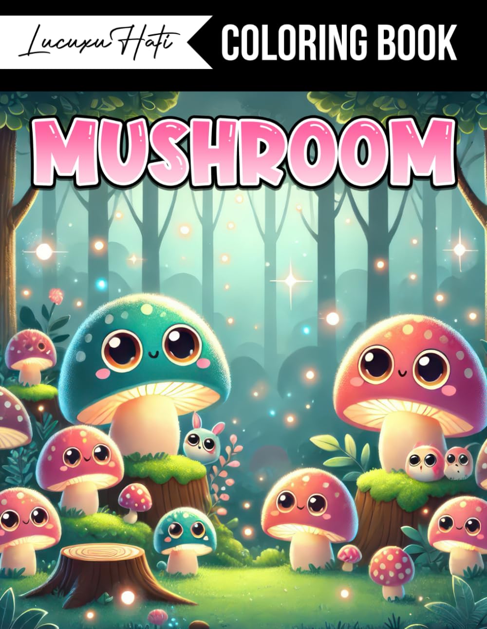 Mushroom Coloring Book: Enchanting Fungi Illustrations to Color