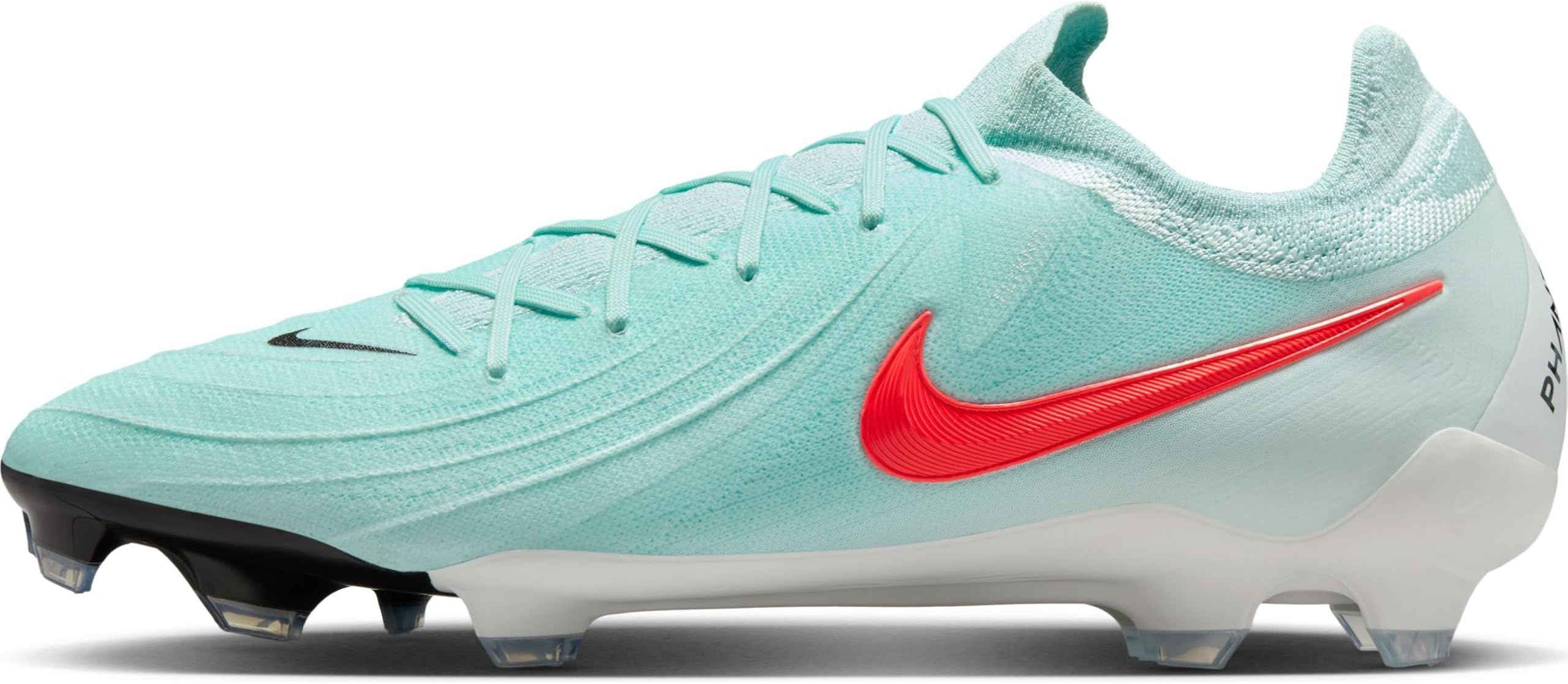 Phantom GX 2 Pro FG Low-Top Soccer Cleats (FJ2563-300, Mint/Off Noir/Atomic Red) Size 4.5