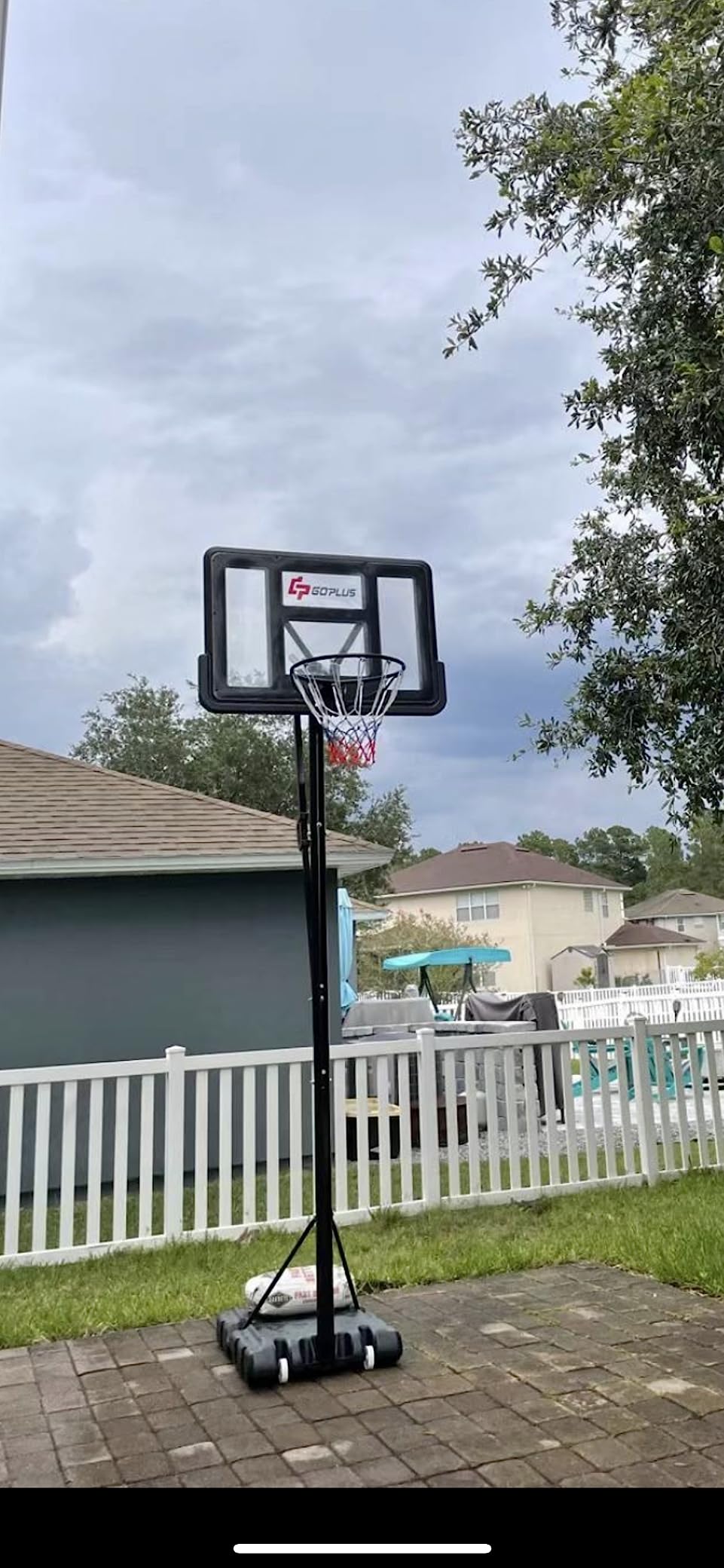 40/mo Finance Giantex Portable Basketball Hoop Outdoor 810Ft
