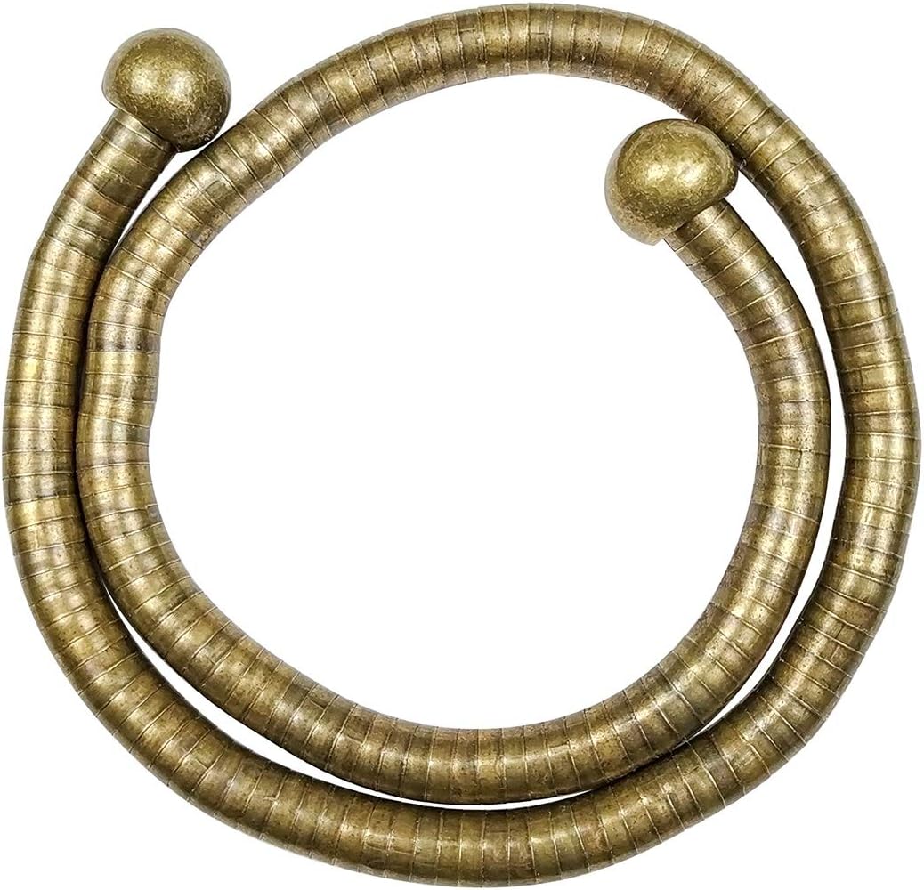 KXLIFE Curtain Tiebacks Clips, Decorative Curtain Holdback, Handmade Metal Rope Tiebacks, Creative Window Drapes Twist Tie Backs(Antique Brass, 2 Pack)