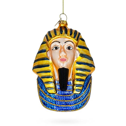 Majestic Sphinx of Giza, Egypt - Blown Glass Christmas Ornament