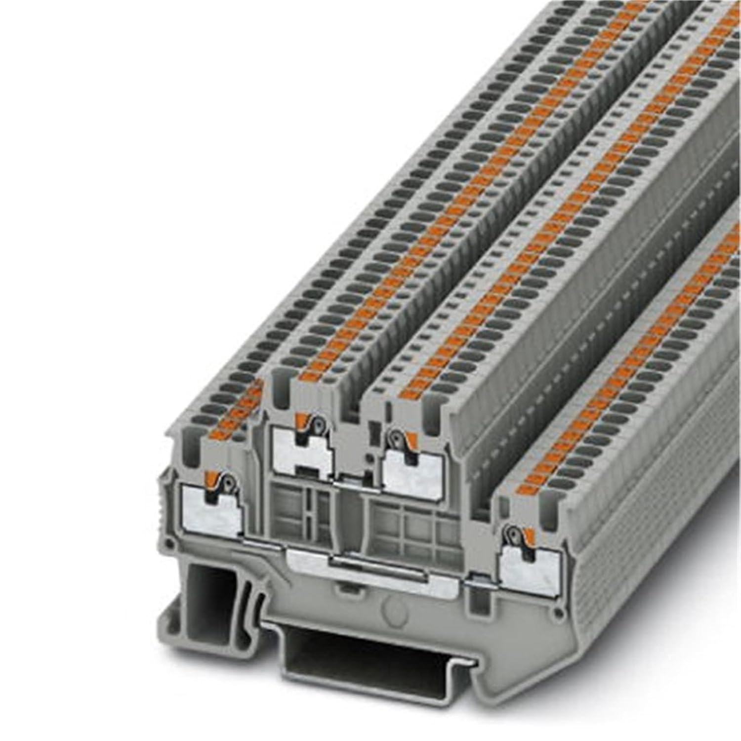 5pcs PTTB1.5/S 0.14-1.5 mm2 AWG 25-14 Double-Layer Quick Connector Din Rail Combination Fast Wiring Terminal Blocks
