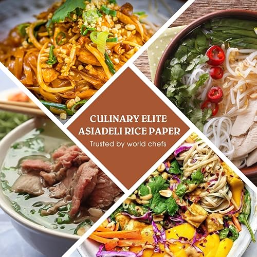 Miniatura 6 de Asiadeli Fideos de arroz Pho, fideos de barra de arroz premium, fideos Banh Pho - 10.5 onzas (paquete de 3 bolsas)