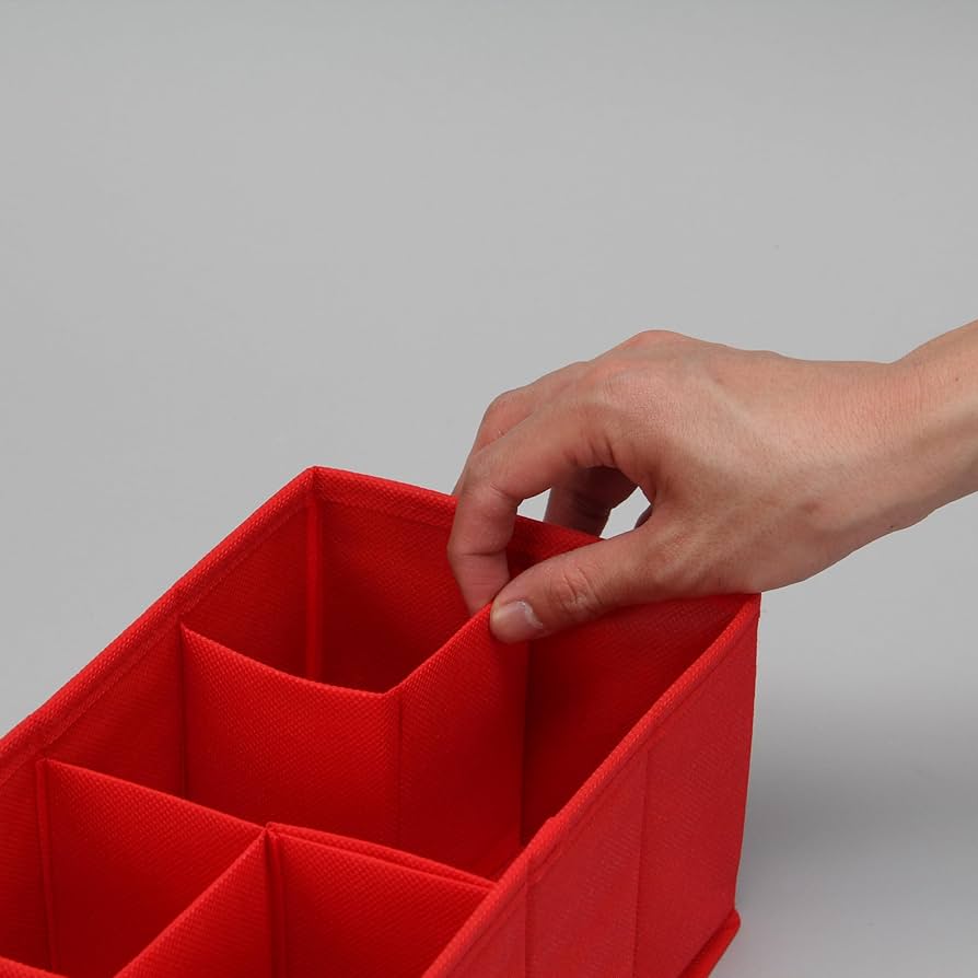 SC SB　収納ボックス　レッド Amazon｜折りたたみマルチ収納BOX（パタパタ） (レッド, S