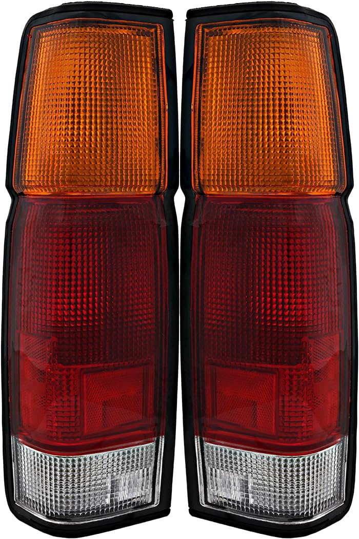 For Nissan D21 Tail Lights Lamps Set 1986 1987 1988 1989 1990 1991