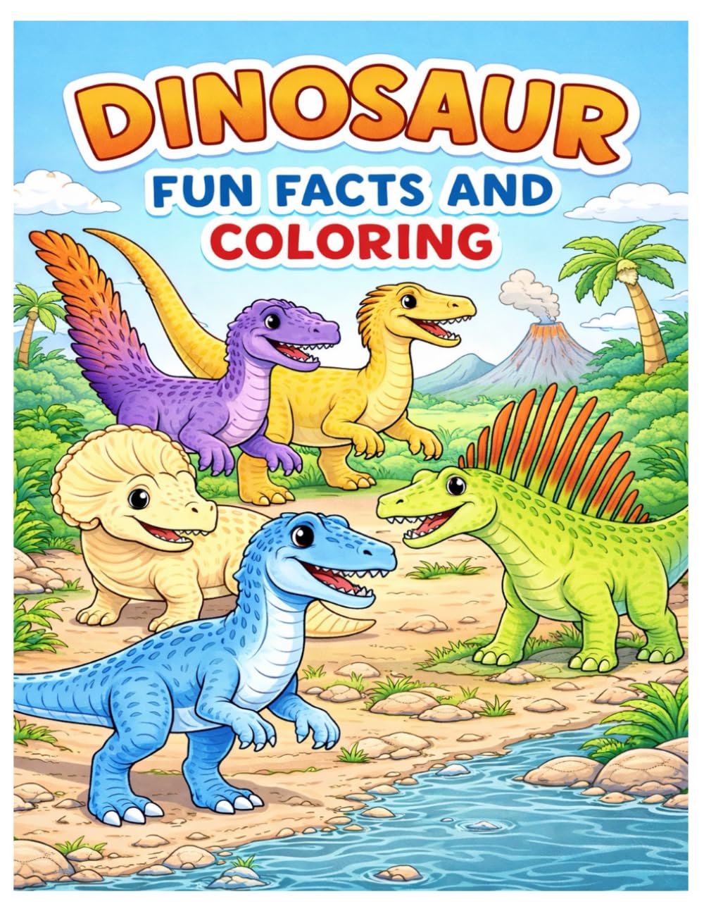 Dinosaur Fun Facts and Coloring