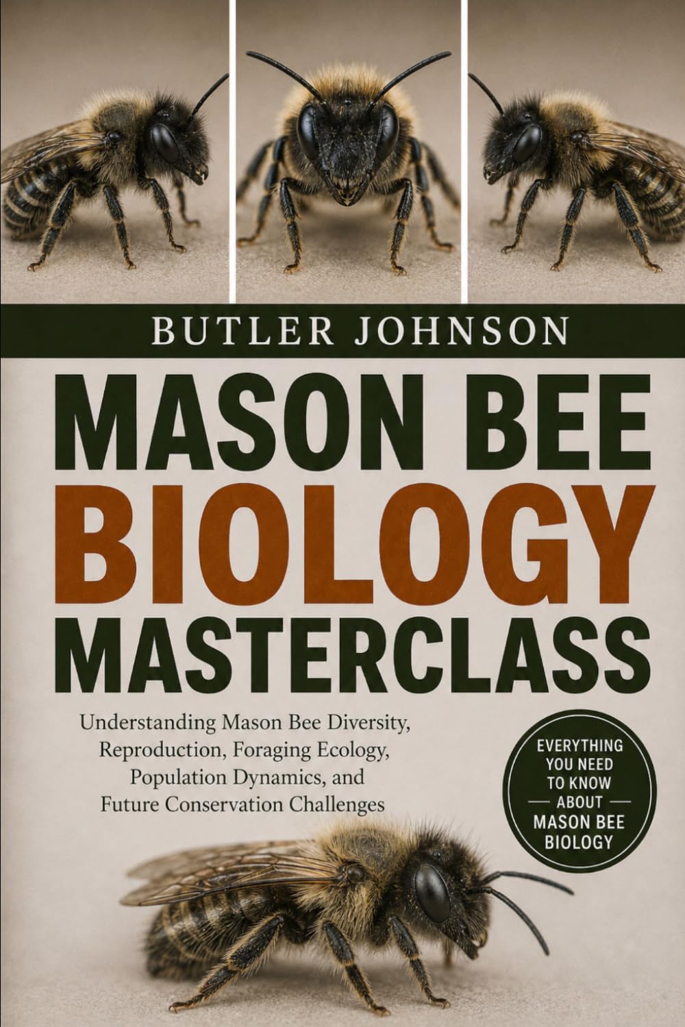 MASON BEE BIOLOGY MASTERCLASS: Understanding Mason Bee Diversity, Reproduction, Foraging Ecology, Population Dynamics, and Future Conservation Challenges