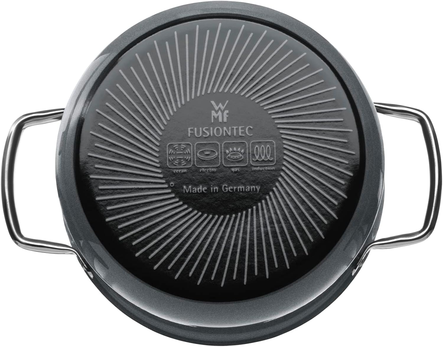 WMF Fusiontec 3-piece Cookware Set with Lids in Platinum, Includes 1 Variety Pack