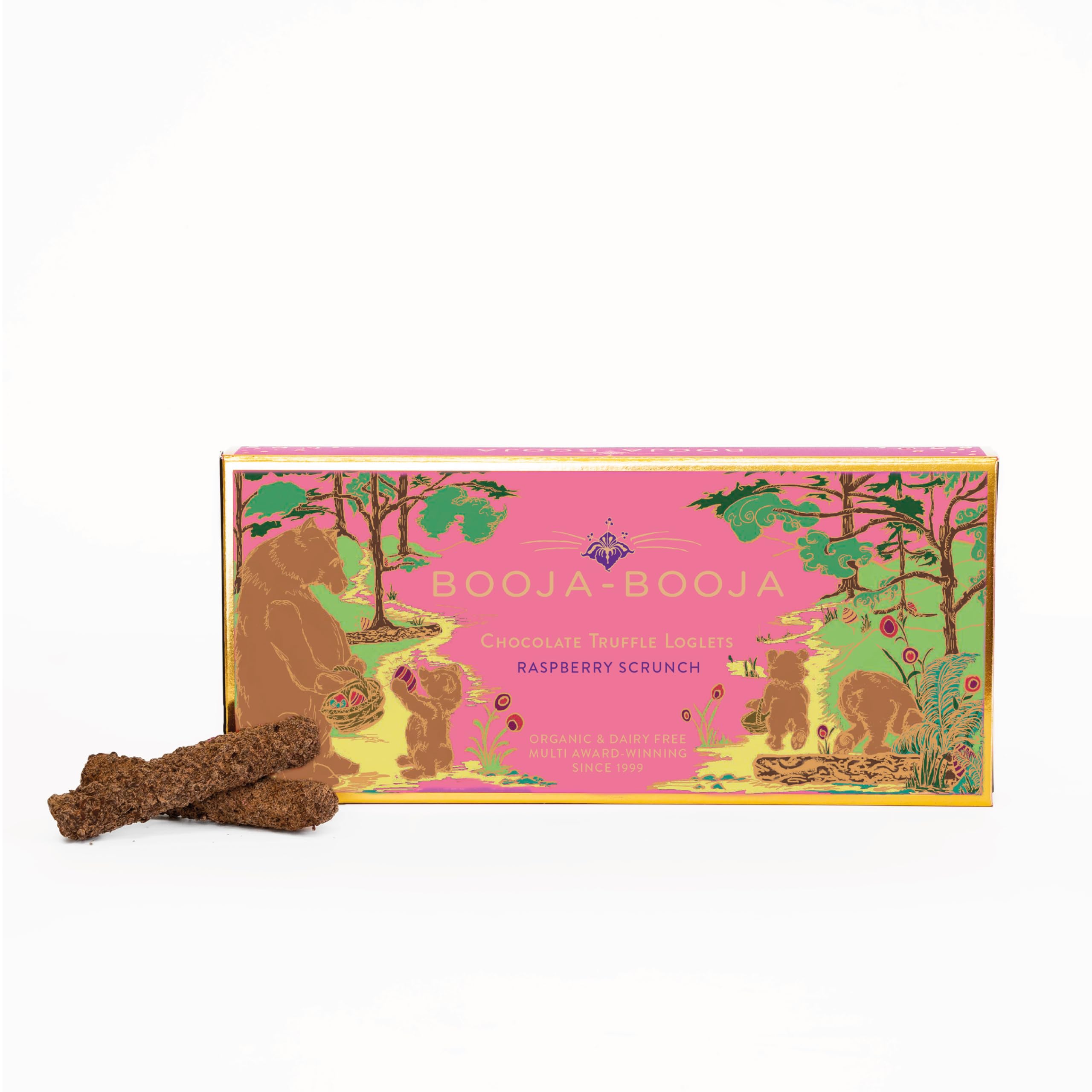 Booja - Booja, Raspberry Scrunch Chocolate Truffle Loglets Easter Edition 115g
