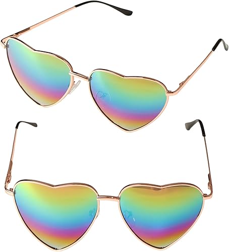 Miniatura 3 de Conjunto de disfraz de hippie, corona de flores, diadema de corazón, lentes de sol, collar con colgante de signo de la paz ajustable de los años 60