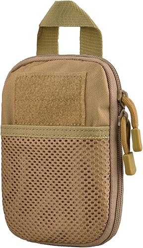JEELAD Molle Pouches - Bolsas tácticas EDC bolsa de herramientas para colgar en la cintura, bolsa de accesorios de transporte militar, bolsa de