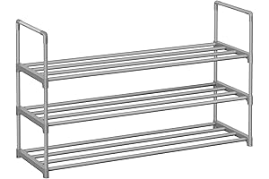SONGMICS Estantería para Zapatos: Organiza 15 Pares con Comodidad