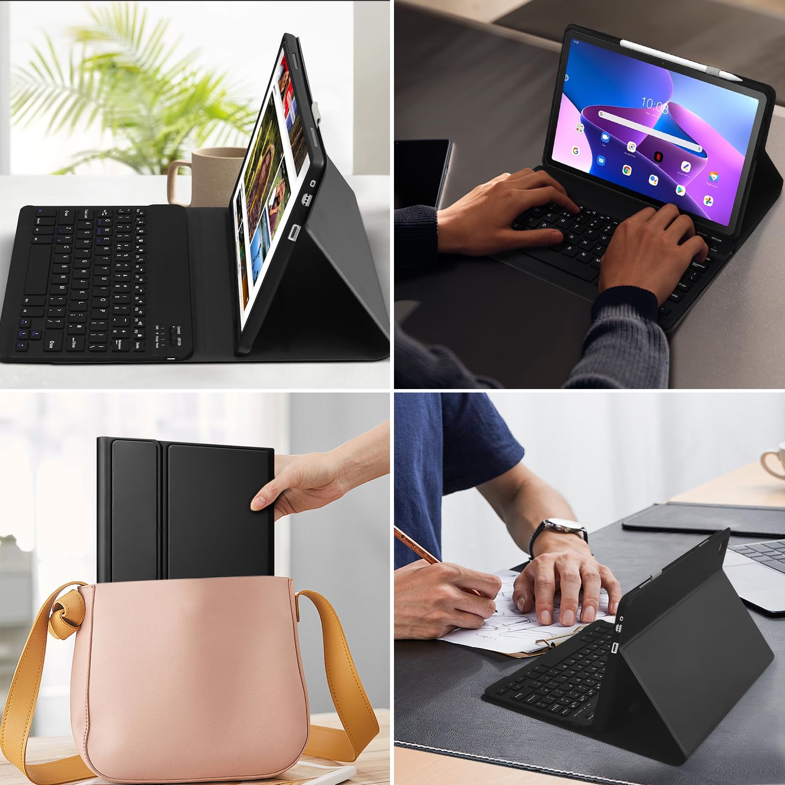 Teclado para Lenovo Tab M10 de 3ª generación de 10.1 pulgadas 2022 (TB-328FU/TB-328XU)