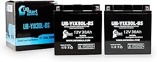 2 Pack Replacement for YIX30L-BS Battery 12V 30AH SLA - Compatible with Moto Guzzi V7, 2014 Polaris Ranger, 2018 Polaris Rzr, 2010 Polaris Ranger, 2011 Polaris Ranger, 2015 Polaris Rzr