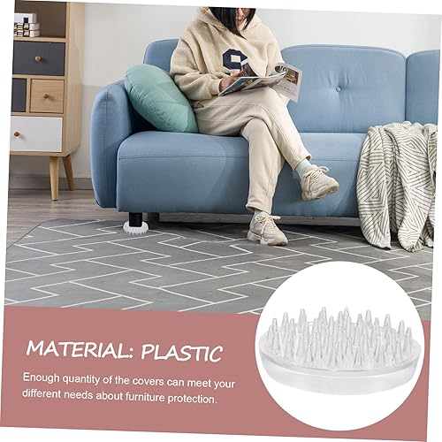 Miniatura 6 de 4 uds. Estera de muebles para silla con pinchos, tazas para muebles, protectores de alfombras, protectores de pies de silla, protectores de