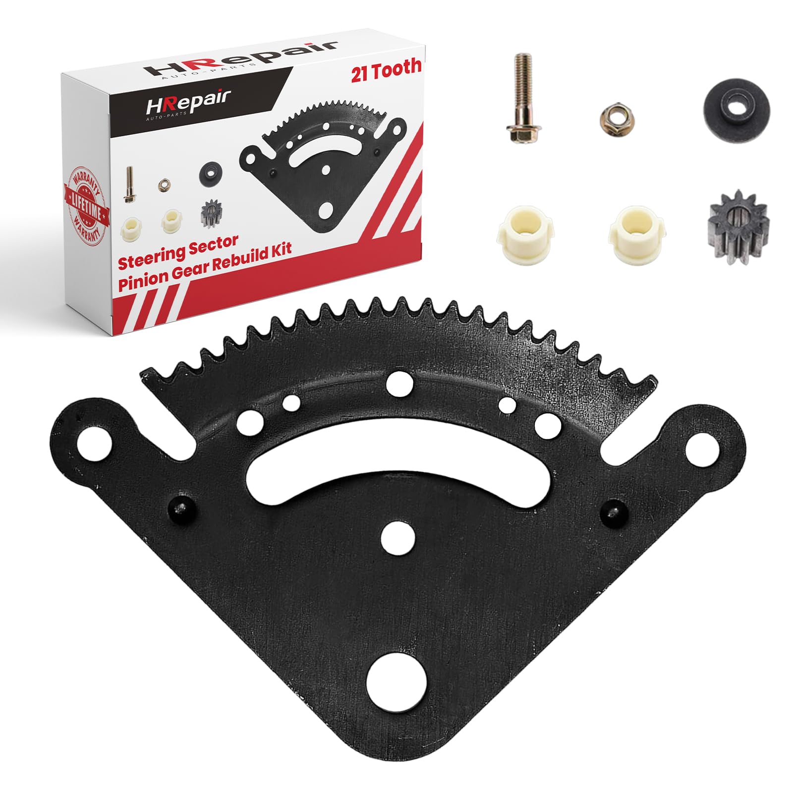 Steering Sector Pinion Gear Rebuild Kit Replacement for John Deere LA100 LA105 LA120 LA130 LA135 LA140 LA150 LA165, John Deere D Series Lawn Tractors Replaces# GX21924BLE, GX20053, GX20054, GX21994